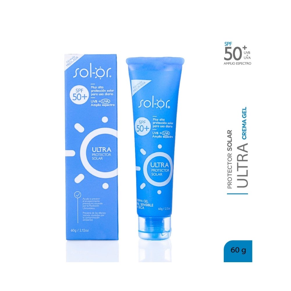 SOLOR ULTRA LUMINATE NORM/SEC SPF 50 CAJA 60 G