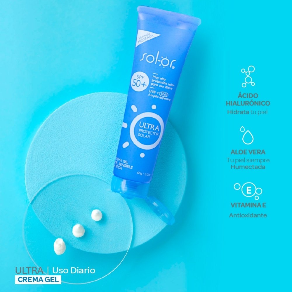 SOLOR ULTRA LUMINATE NORM/SEC SPF 50 CAJA 60 G