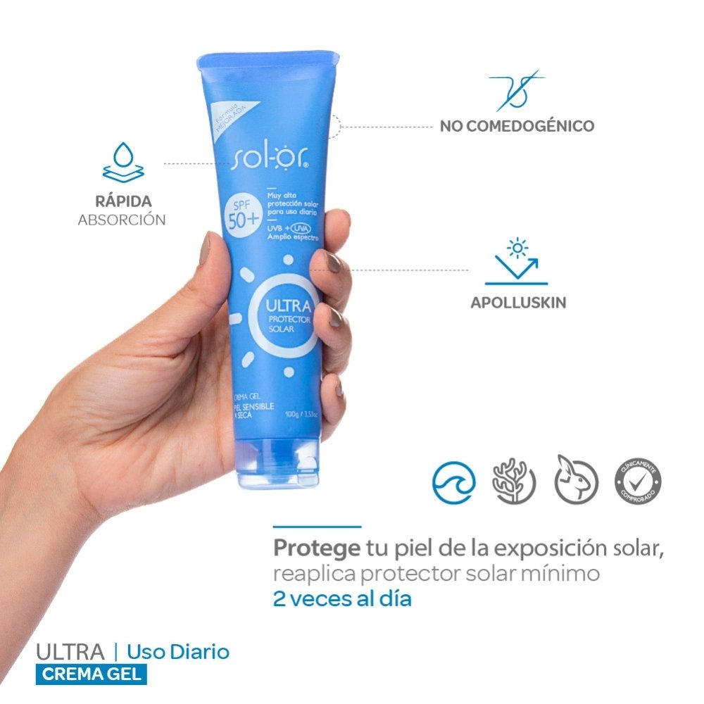 SOLOR ULTRA LUMINATE N/S SPF 50 CAJA 100 G