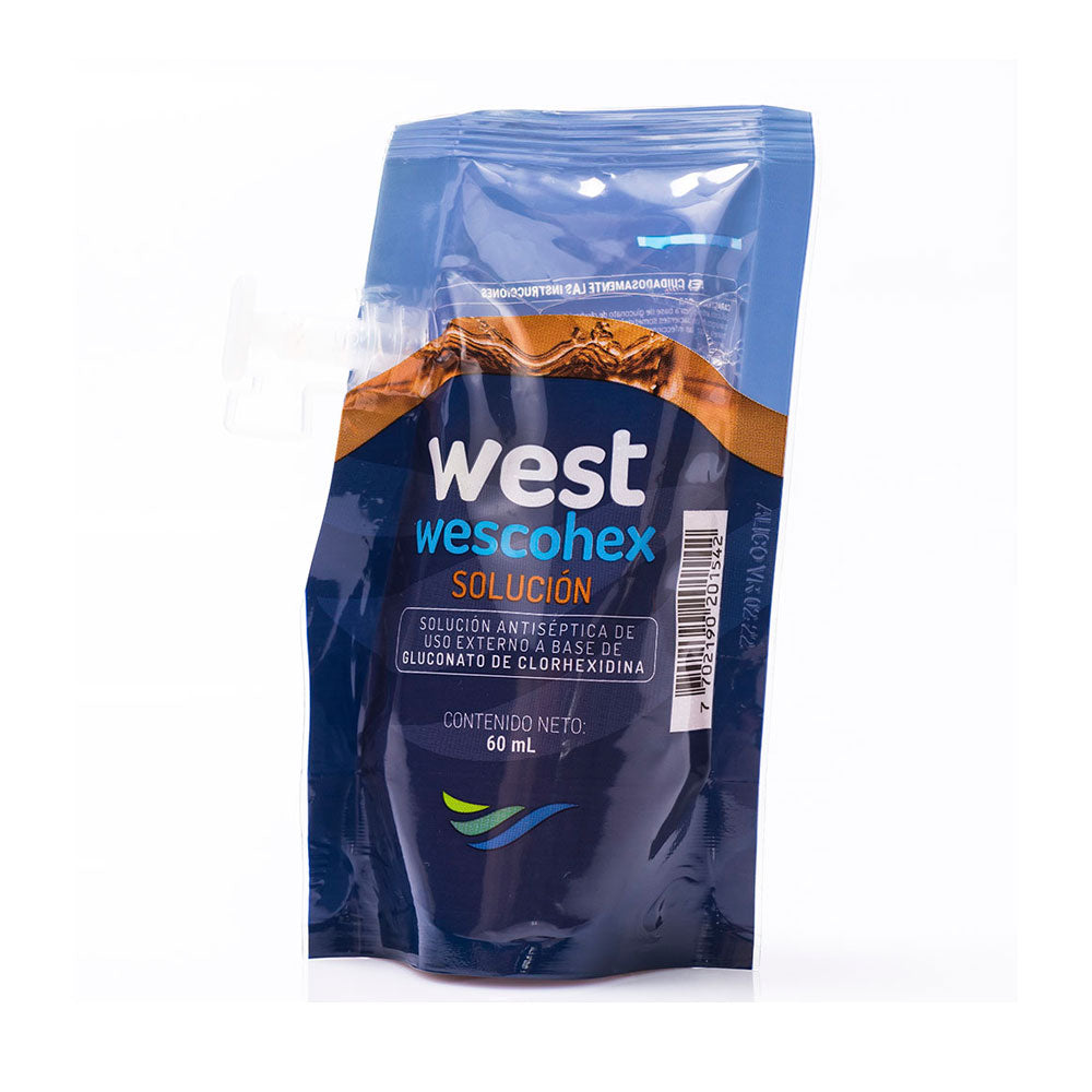 SOLUCION ANTISEPTICA WEST CLORHEXIDINA 60 ML