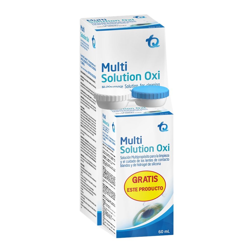 SOLUCION MULTISOL OXI 360+60ML+ EST PORTALENTES PREPACK X 1 UND