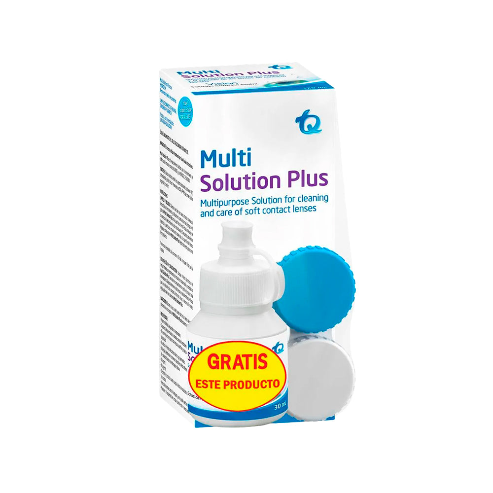 SOLUCION PARA LENTES MULTI PLUS 120+30ML PREPACK X 1 UND