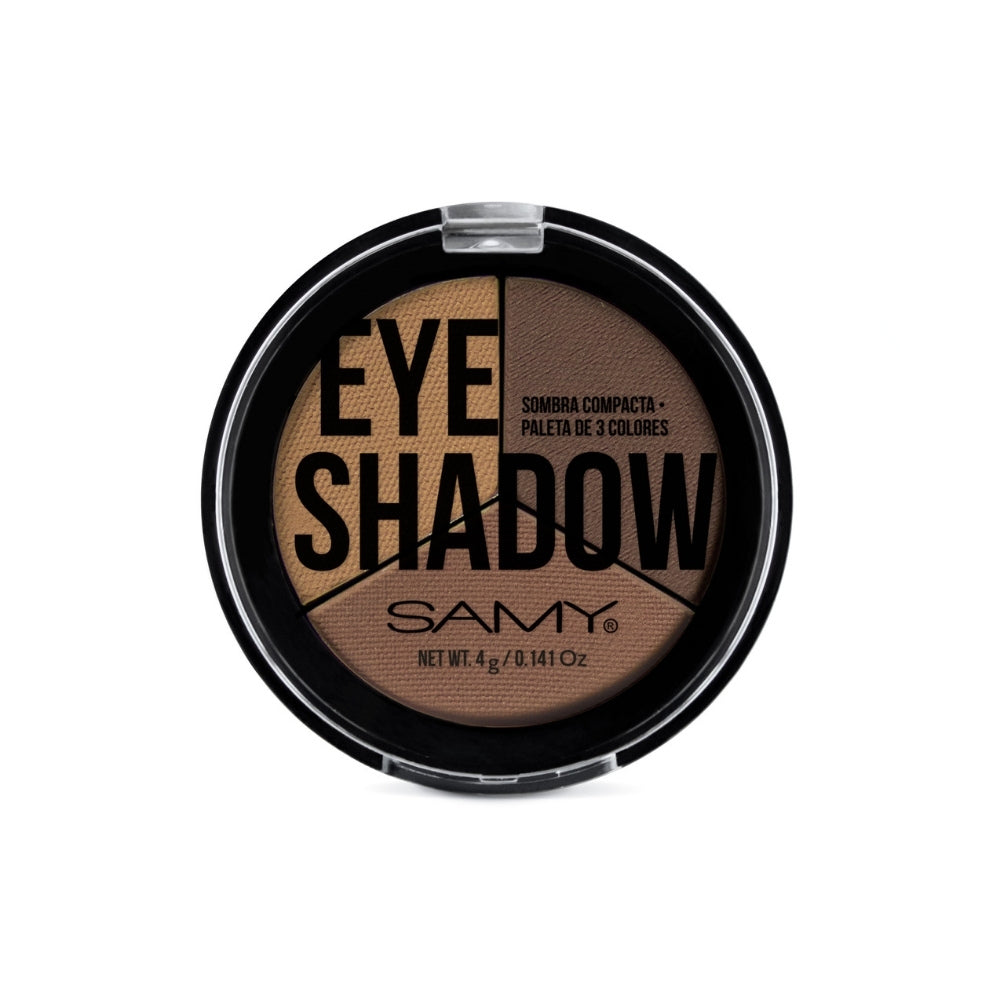 SOMBRA COMPACTA TRÍO SAMY N09 TORTA DE CHOCOLATE - BROWNIE CAJA 4 G