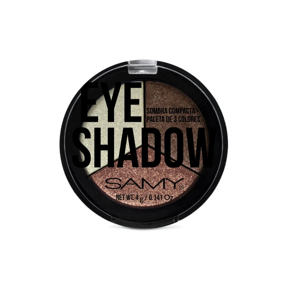 SOMBRA COMPACTA TRÍO SAMY N10 CARAMELO CHIC CAJA 4 G