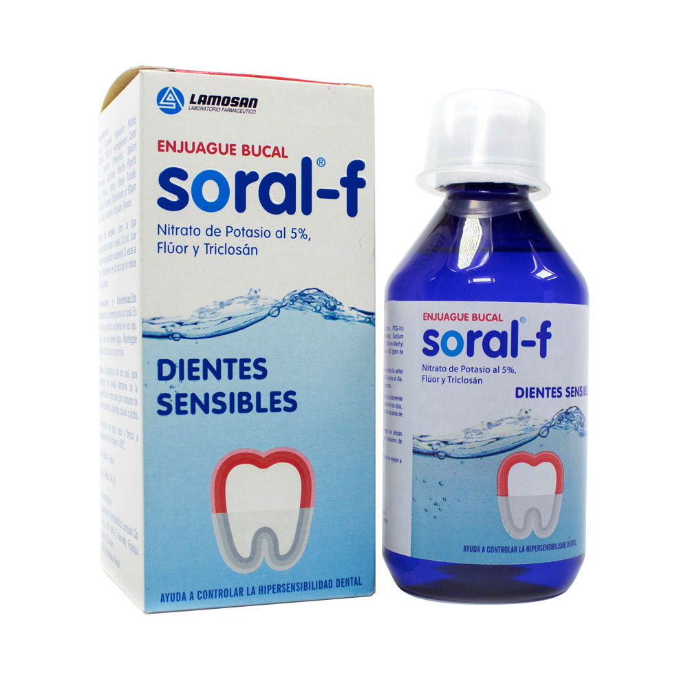 SORAL F DIENTES SENSIBLES 5% CAJA 240 ML