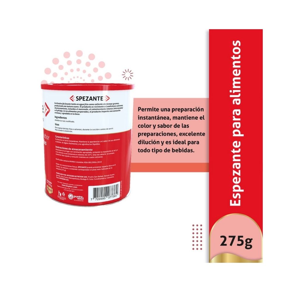 SPEZANTE BOYDOR LATA 275 G