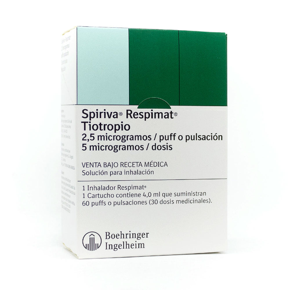 SPIRIVA RESPIMAT (RG) INHALADOR 2.5MCG CAJA 4 ML