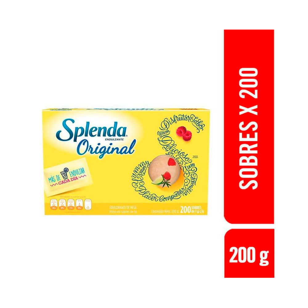 SPLENDA SOBRES CAJA X 200 UNDS