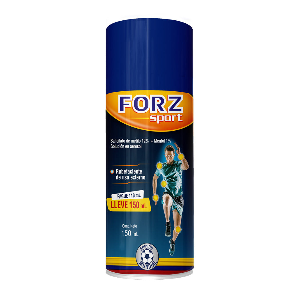 SPRAY FORZ SPORT EDICION MUNDIAL FRASCO DE ALUMINIO 150 ML