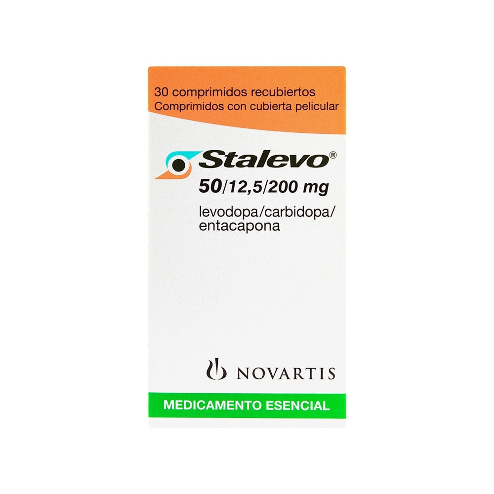 STALEVO (RG) COMPRIMIDOS 50/12.5/200 MG CAJA X 30 UNDS