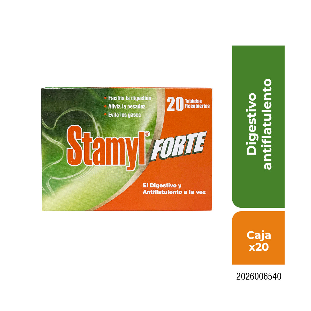 STAMYL FORTE TABLETAS CAJA X 20 UNDS