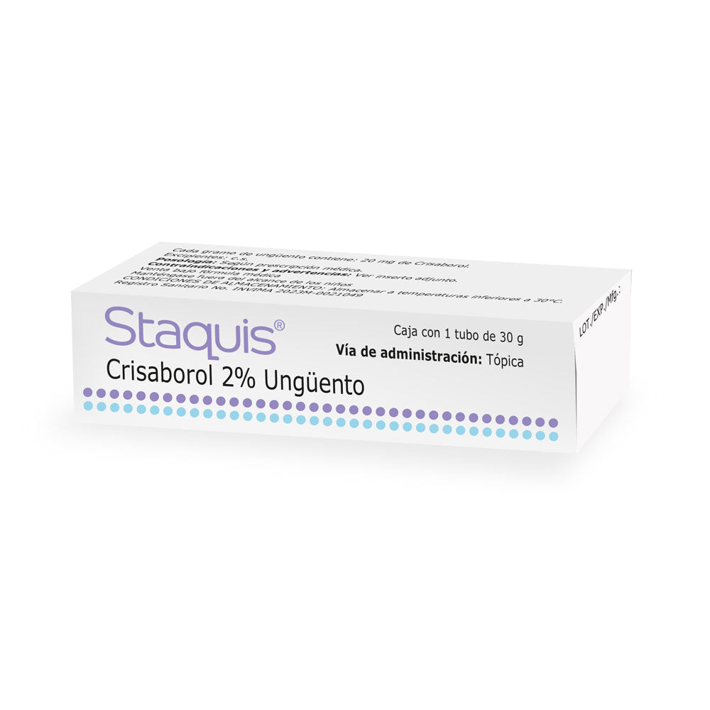 STAQUIS CRISABOROL UNGUENTO 2 % TUBO 30 G