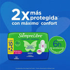 STAYFREE NORMAL CON ALAS TOALLAS BOLSA X 10 UNDS
