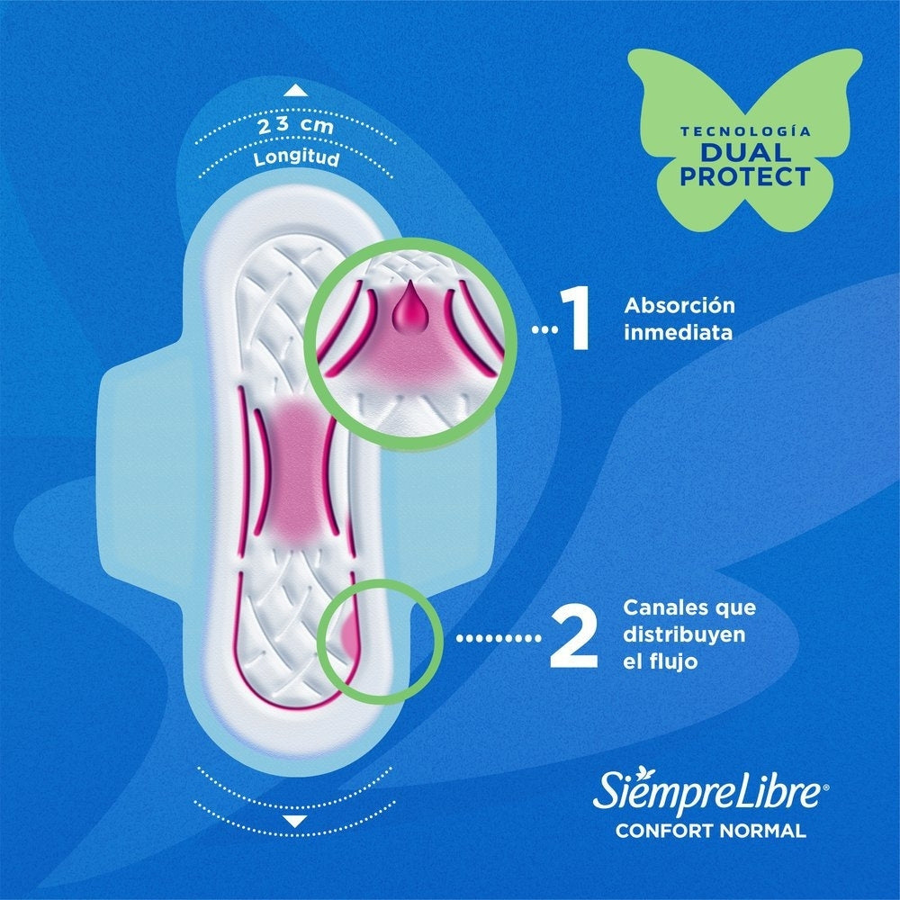 STAYFREE NORMAL CON ALAS TOALLAS BOLSA X 10 UNDS