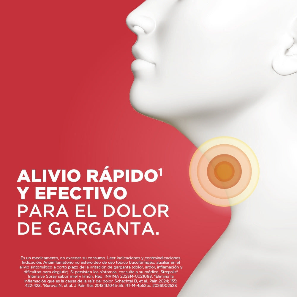 STREPSILS INTENSIVE MIEL-LIMON SOLUCION SPRAY 15 ML