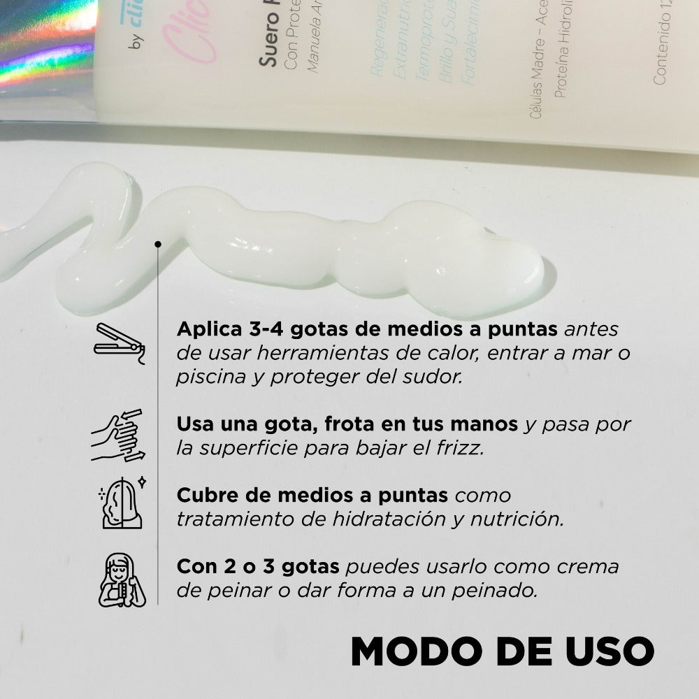 SUERO CAPILAR RECONSTRUCTOR CLICK HAIR TUBO 120 ML