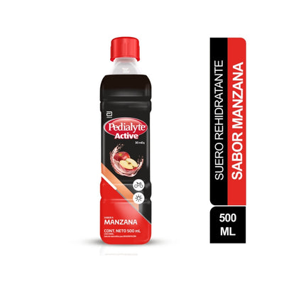 Suero Pedialyte Active 30 Manzana Frasco 500 Ml