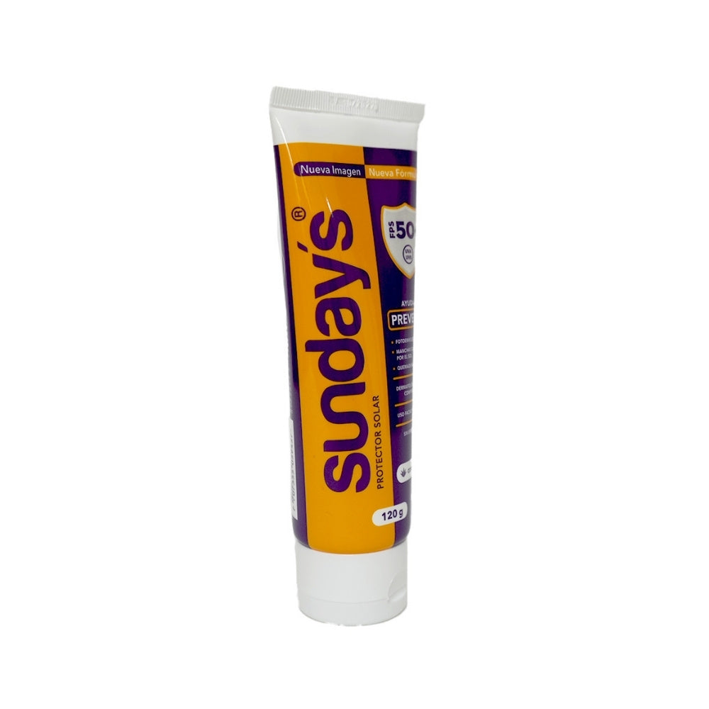 SUN DAY´S PROTECTOR SOLAR LOCION SPF 50 TUBO 120 ML