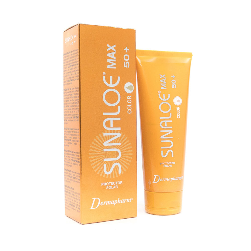 SUNALOE MAX COLOR CREMA SPF 50 CAJA 60 G