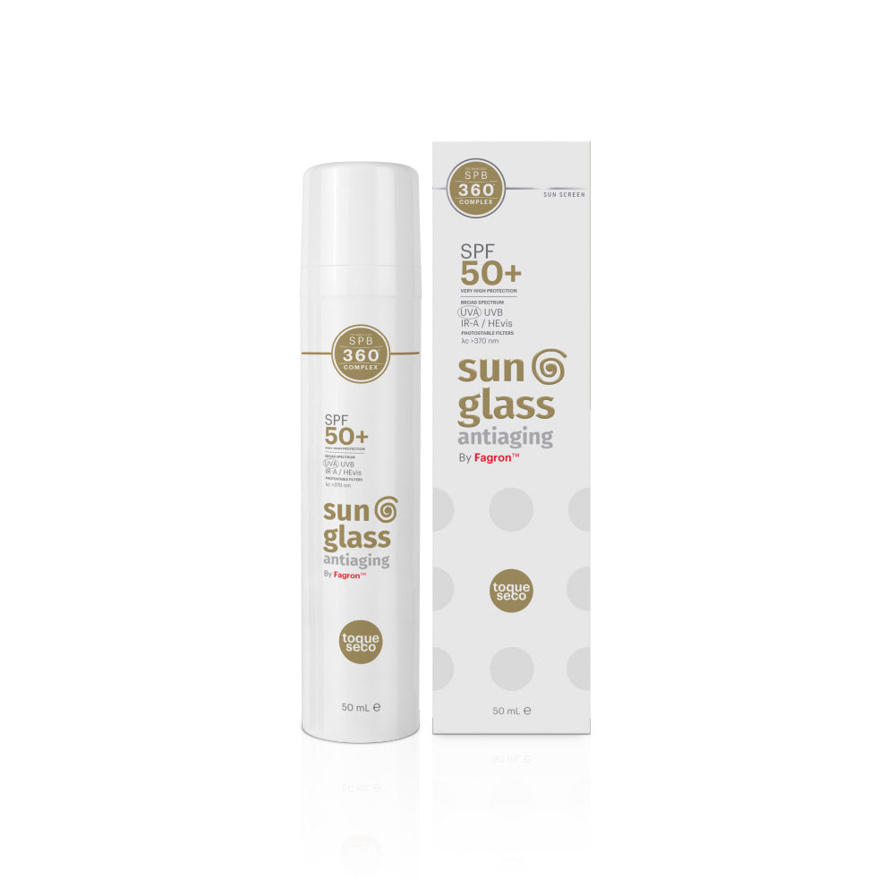 SUNGLASS ANTIAGING TOQUE SECO SPF 50+ CAJA 50 ML