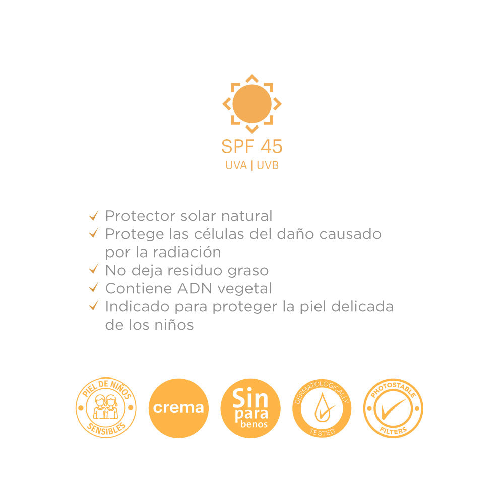 SUNGLASS KIDS PROTECTOR SOLAR SPF 45 CAJA 80 G