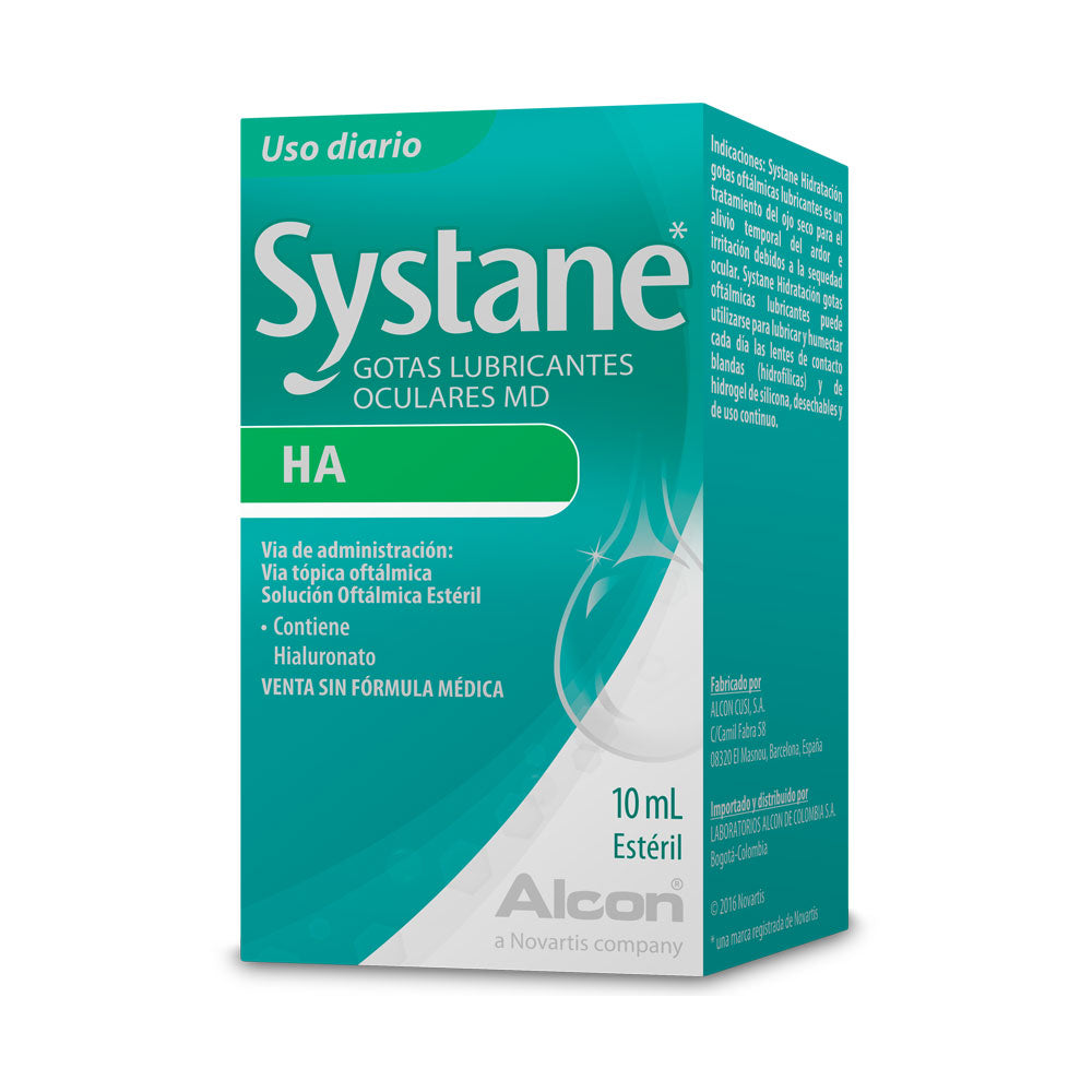 SYSTANE HA GOTAS OFTALMICAS FRASCO 10 ML