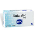 TADALAFILO MK TABLETAS RECUBIERTAS 5 MG CAJA X 30 UNDS