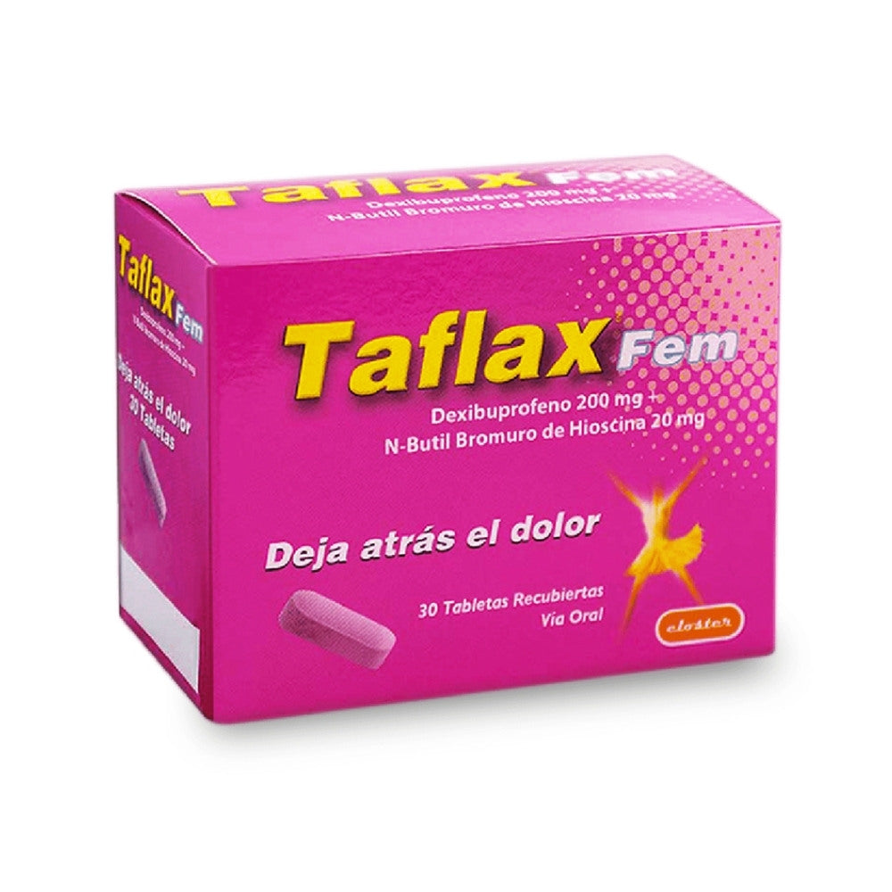 TAFLAX FEM TABLETAS RECUBIERTAS CAJA X 30 UNDS