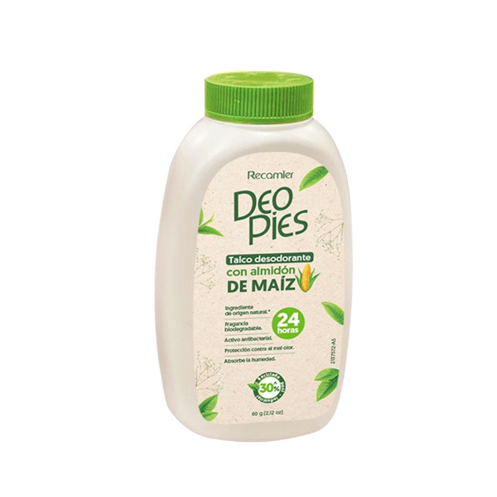 TALCO DEO PIES CON ALMIDON DE MAIZ FRASCO 60 G