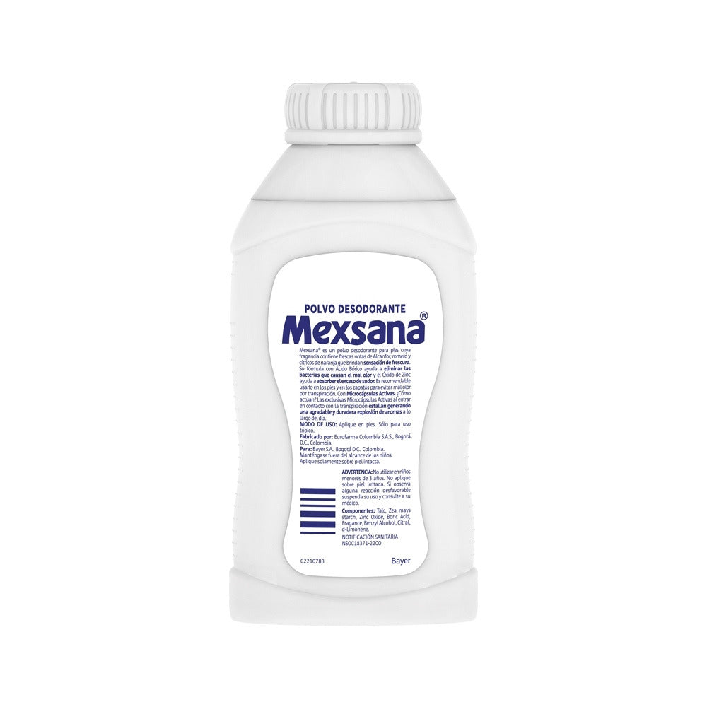 TALCO MEXSANA FRASCO 85 G
