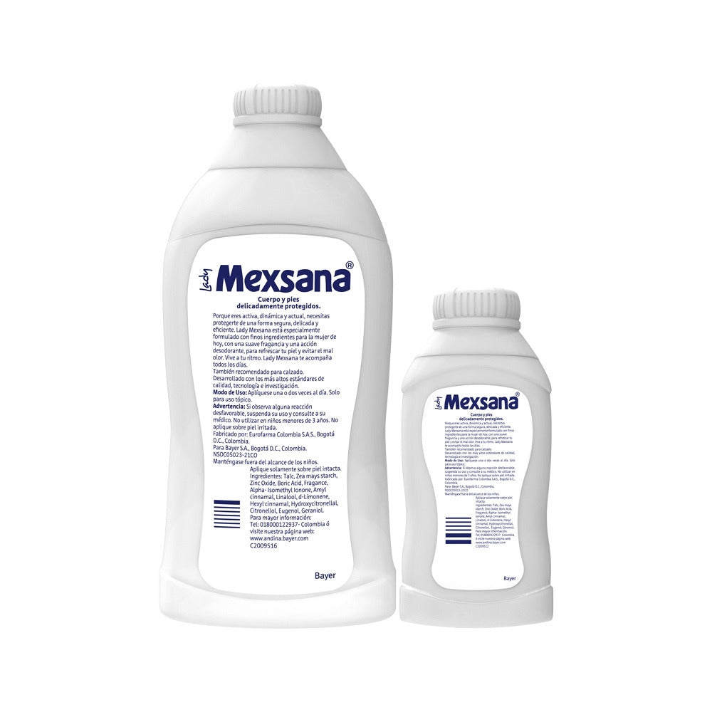TALCO MEXSANA LADY P. ESPECIAL FRASCO 300 G + 85 G