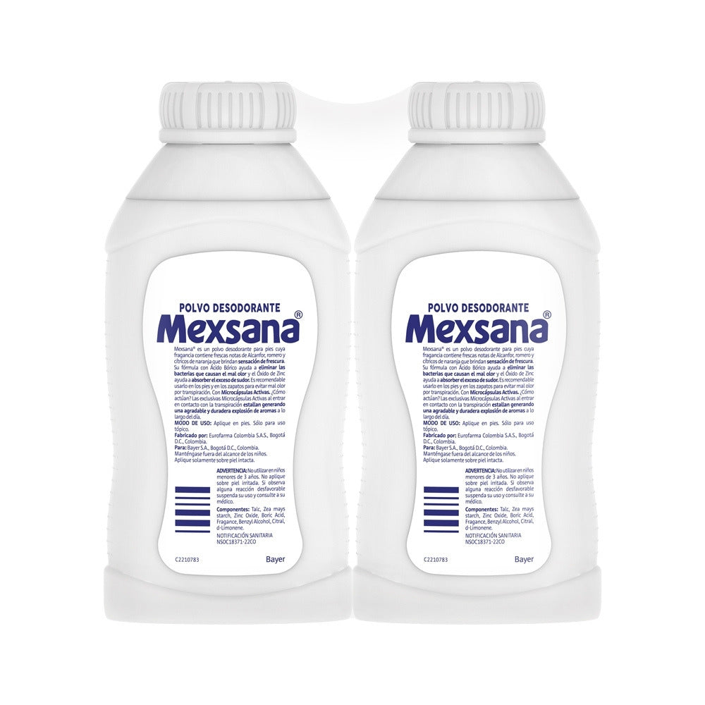 TALCO MEXSANA SUPERPACK 85G X 2 UNDS