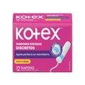 TAMPONES DIGITALES KOTEX MEDIO CAJA X 12 UNDS