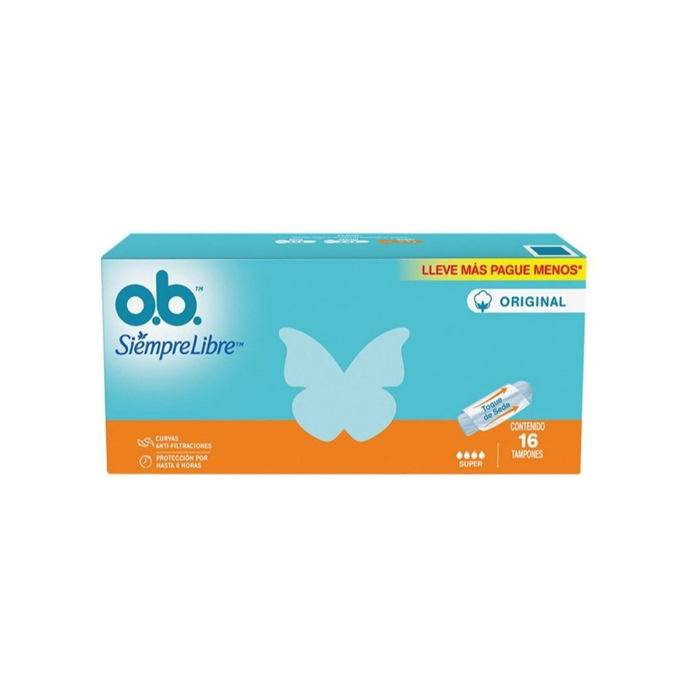 TAMPONES OB DIGITAL SUPER CAJA X 16 UNDS