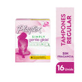 TAMPONES PLAYTEX REGULAR GENTLE GLIDE CAJA X 16 UNDS
