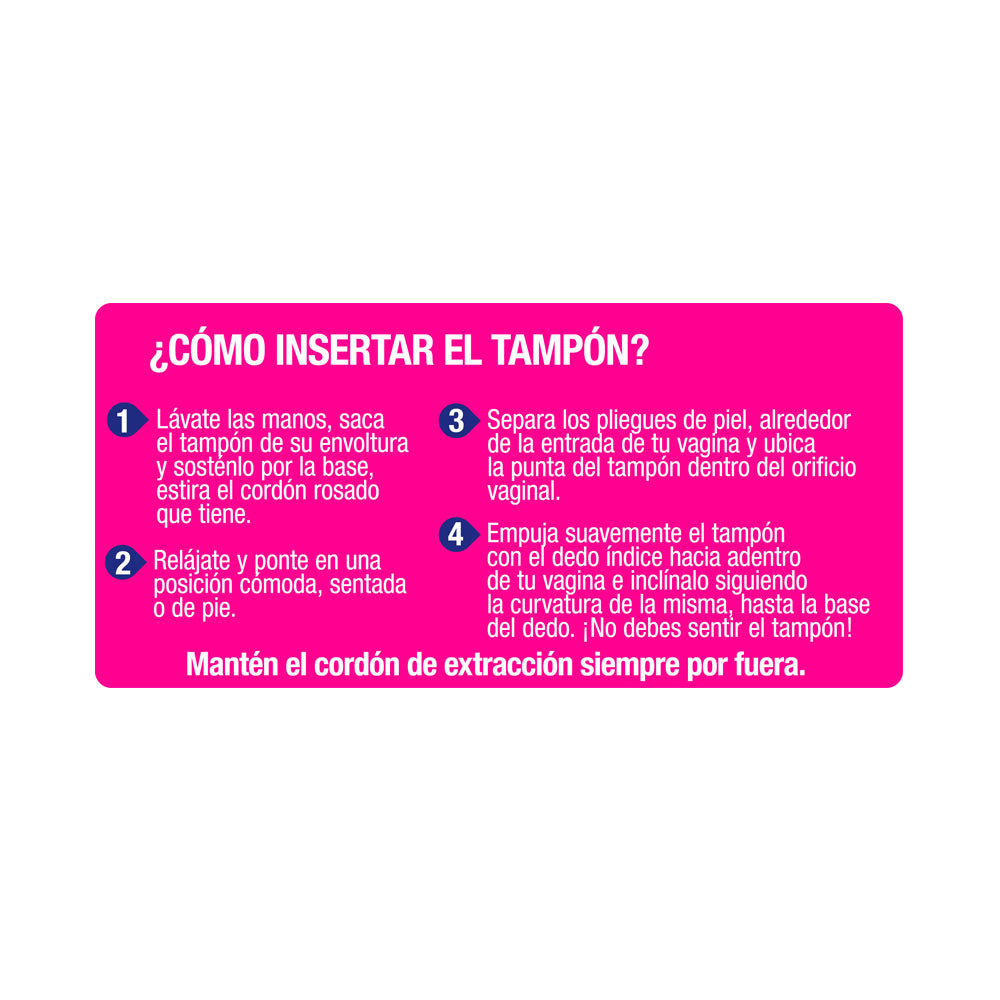 TAMPONES SIN APLICADOR NOSOTRAS SUPER CAJA X 20 UNDS