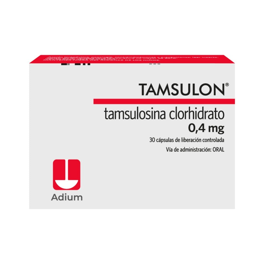 TAMSULON CAPSULAS 0.4 MG CAJA X 30 UNDS