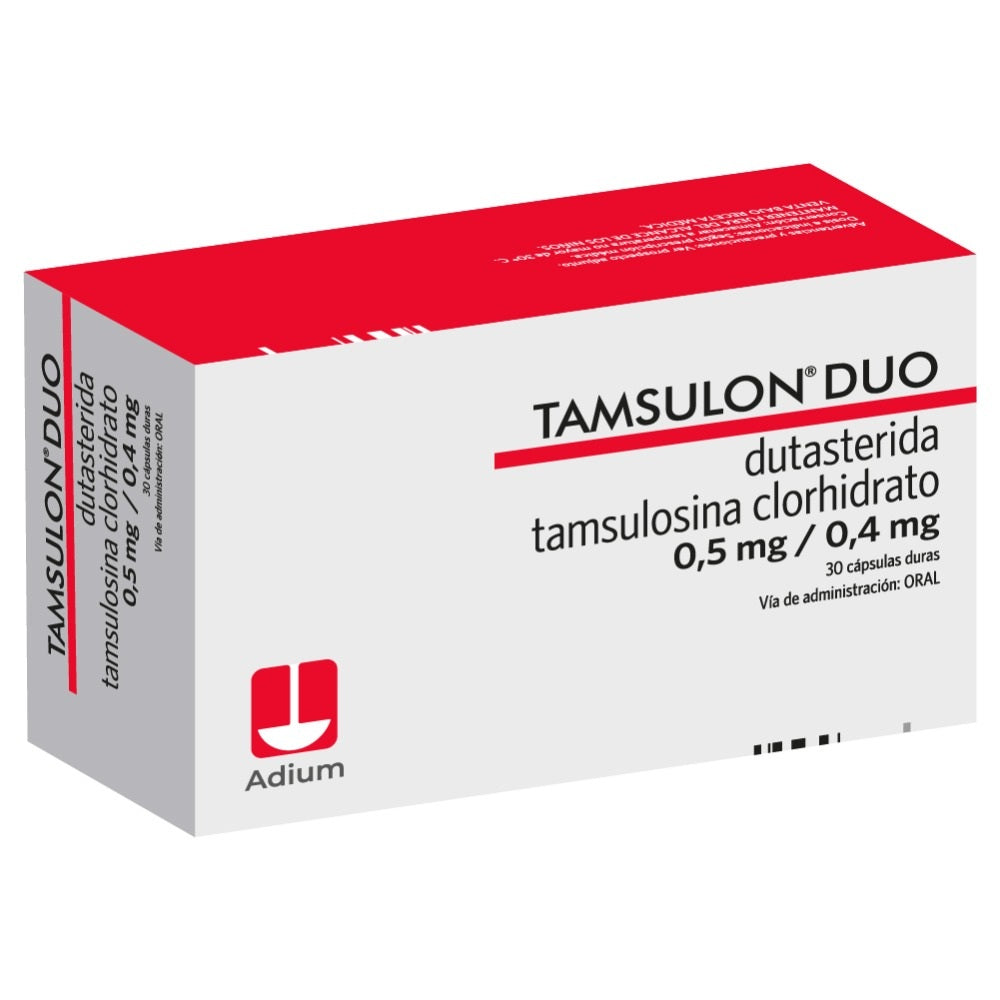 TAMSULON DUO (RG) CAPSULAS 0.5MG/ 0.4MG CAJA X 30 UNDS
