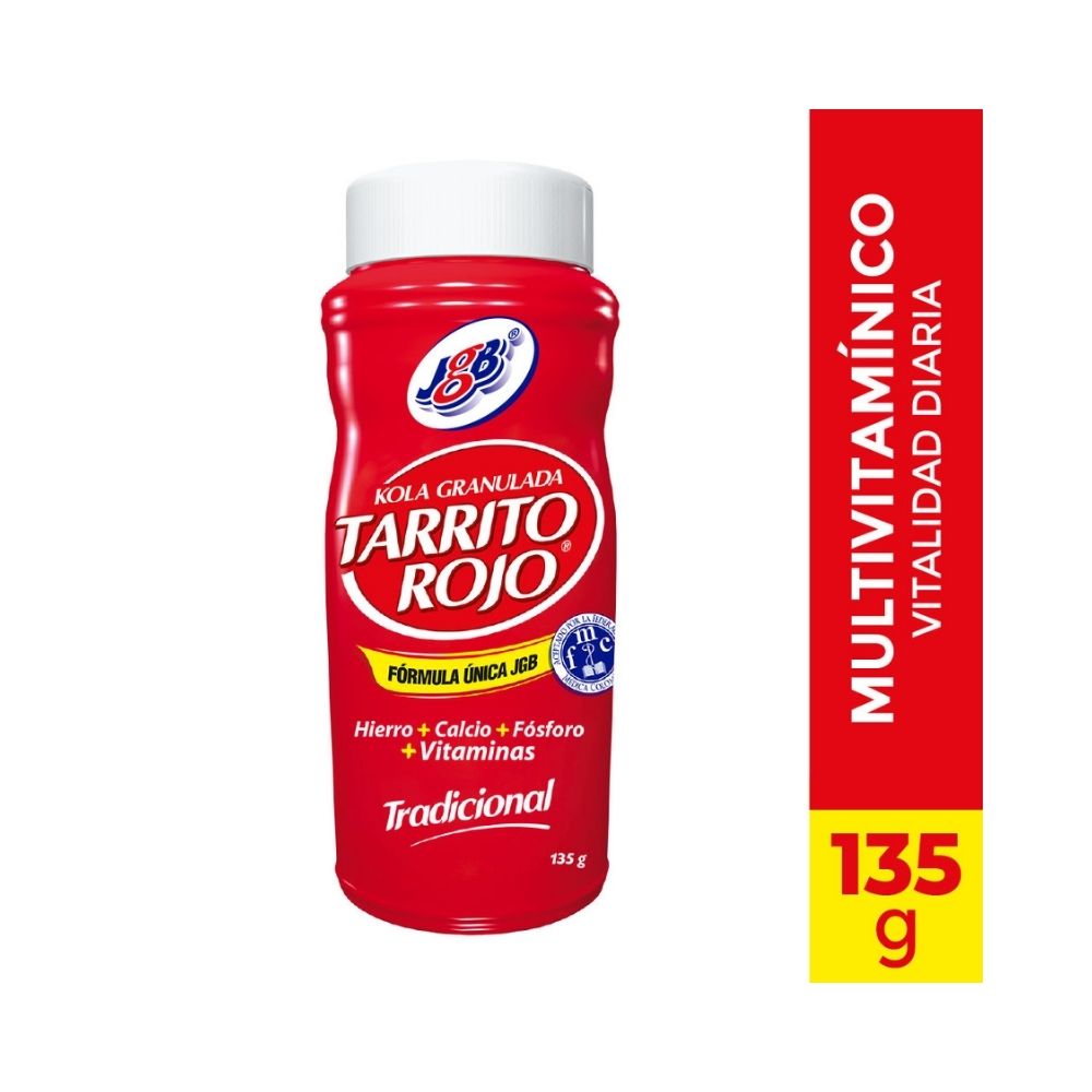 TARRITO ROJO JGB KOLA GRANULADA FRASCO 135 G