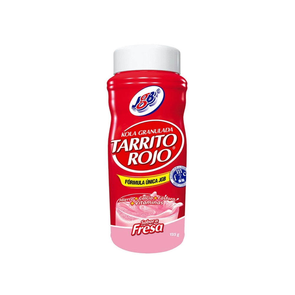 TARRITO ROJO JGB KOLA GRANULADA FRESA FRASCO 135 G