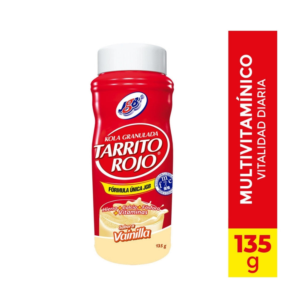 TARRITO ROJO KOLA GRANULAD JGB VAINILLA FRASCO 135 G