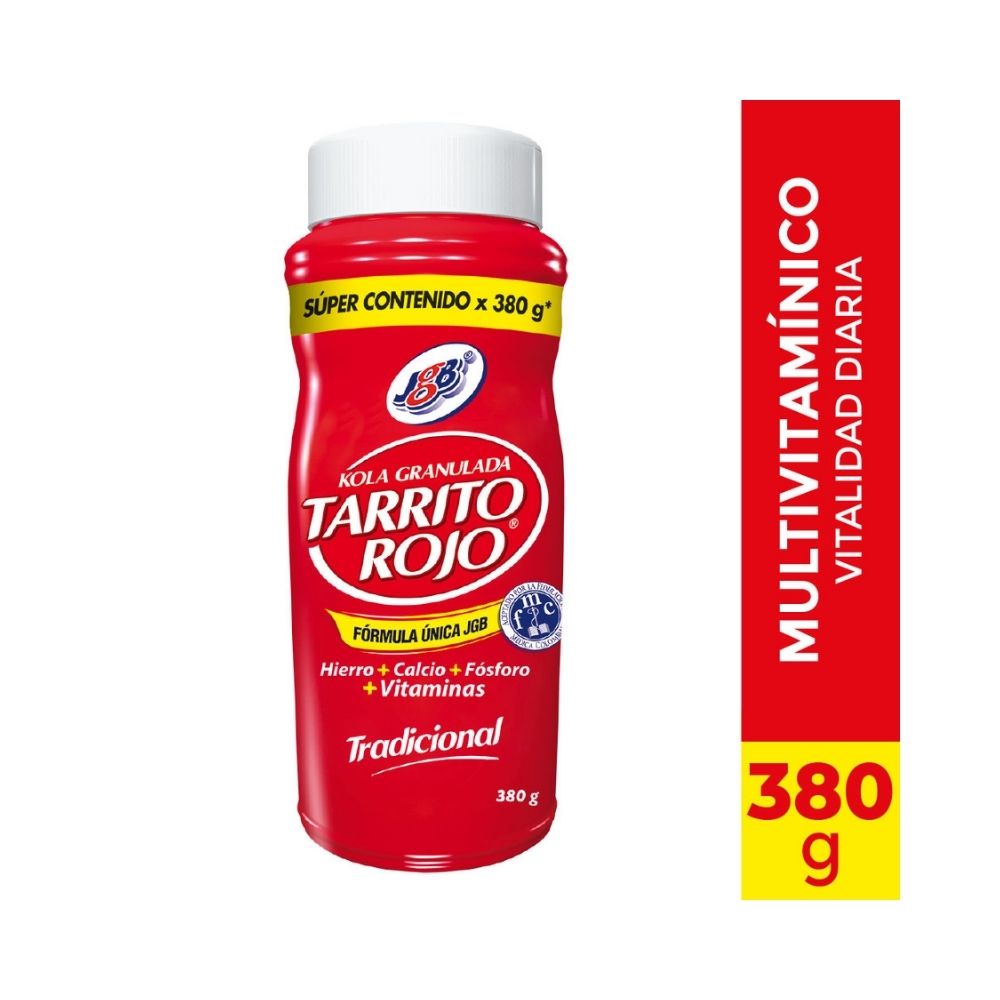 TARRITO ROJO KOLA JGB GRANULADA FRASCO 380 G