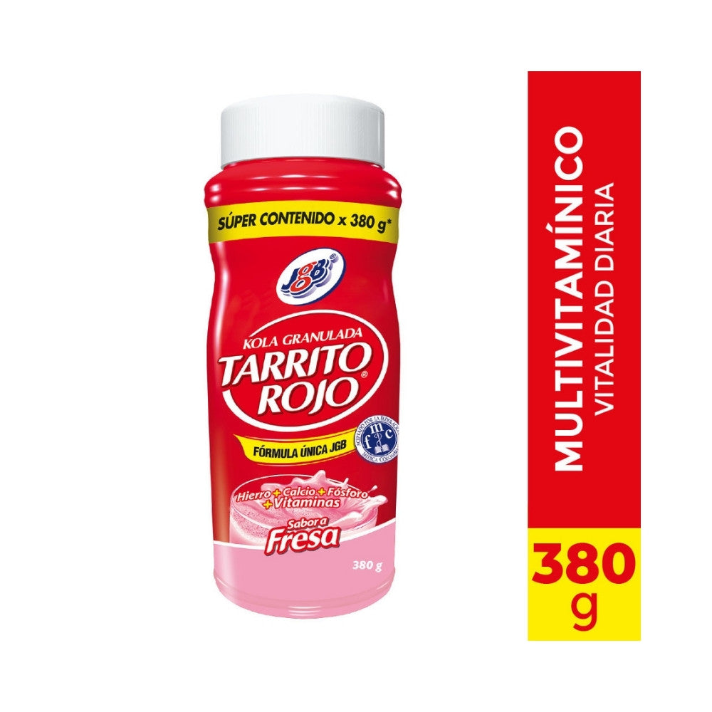 TARRITO ROJO KOLA JGB GRANULADA FRESA FRASCO 380 G