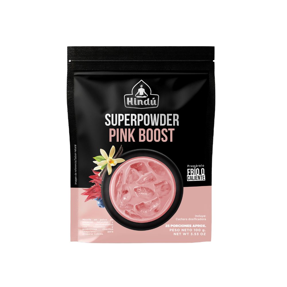 TE HINDU SUPERPOWDER PINK BOOST BOLSA 100 G