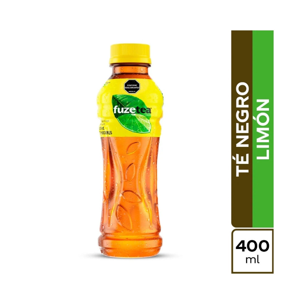 TÉ NEGRO FUZE TEA LIMÓN BOTELLA 400 ML