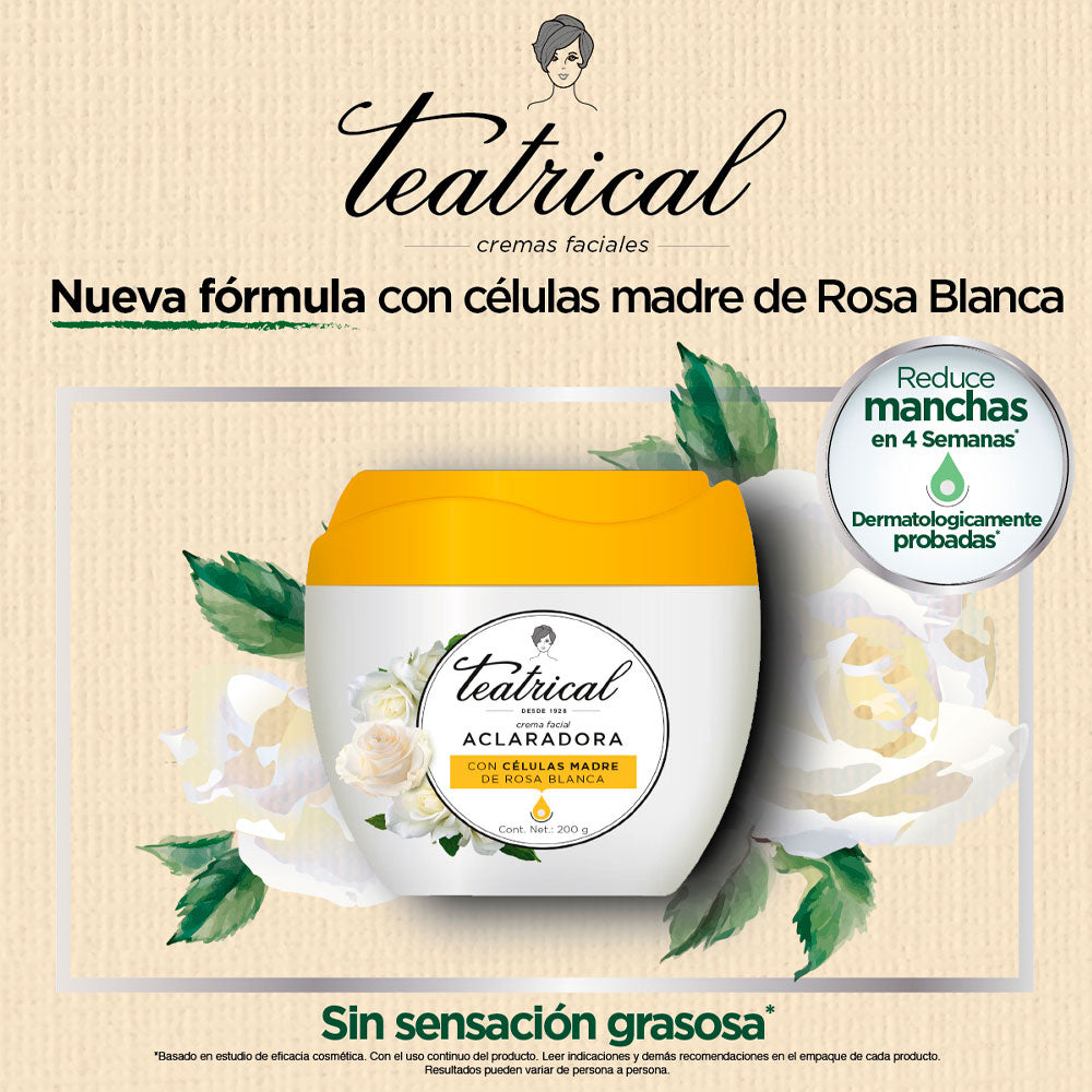  TEATRICAL ACLARADORA POTE 100 G