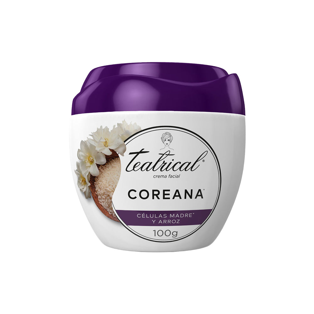 TEATRICAL COREANA CREMA HIDRATANTE POTE 100 G