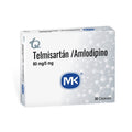 TELMISARTAN/AMLODIPINO MK(RG) CAPSULAS 80/5 MG CAJA X 30 UNDS