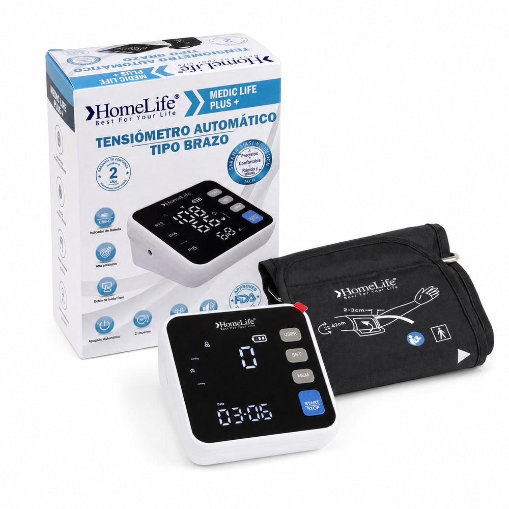 TENSIOMETRO HOMELIFE MEDIC LIFE PLUS CAJA X 1 UND