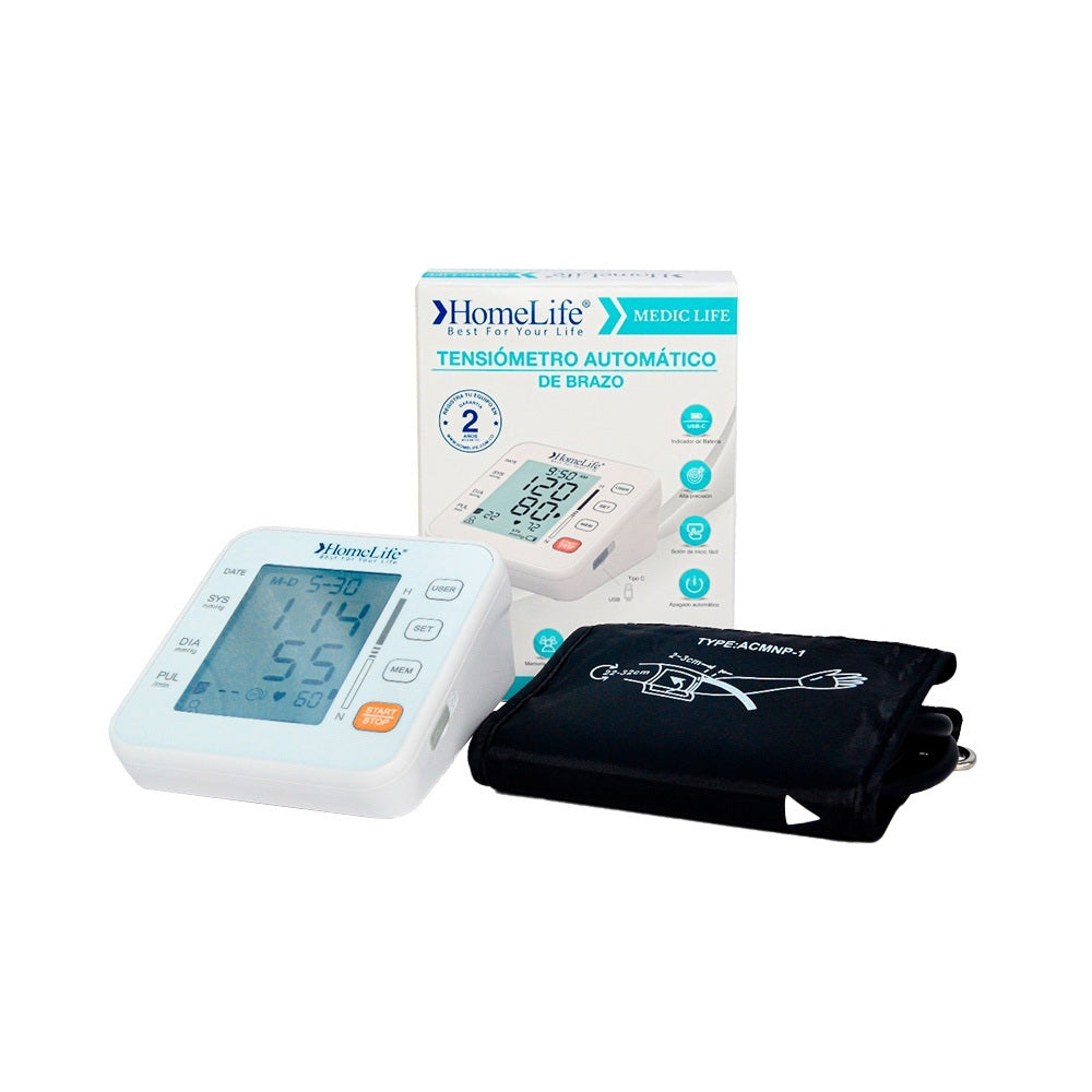 TENSIOMETRO HOMELIFE MEDICLIFE LT-P31A CAJA X 1 UND